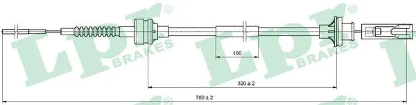 Cable Pull, clutch control (C0467C)