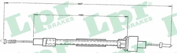 Cable Pull, clutch control (C0094C)