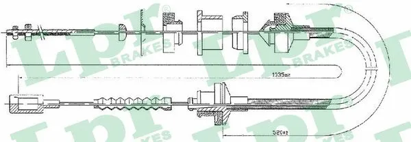 Cable Pull, clutch control (C0057C)