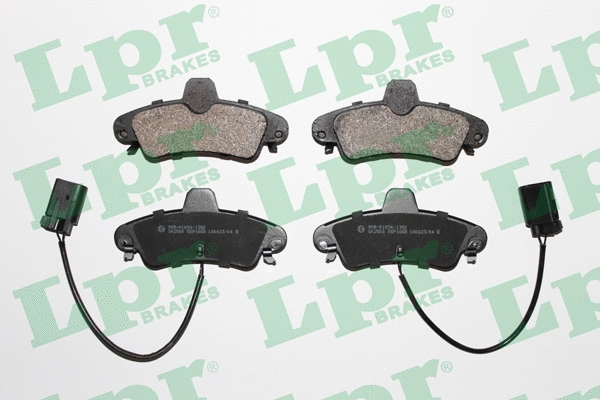 Brake Pad Set, disc brake (05P1668)