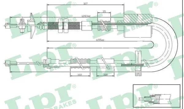 Cable Pull, clutch control (C0195C)