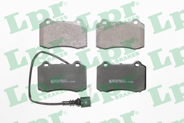 Brake Pad Set, disc brake (05P1672)