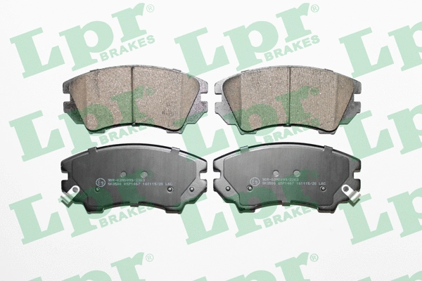 Brake Pad Set, disc brake (05P1467)
