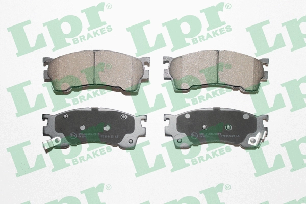 Brake Pad Set, disc brake (05P1017)