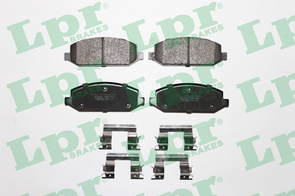 Brake Pad Set, disc brake (05P1711)