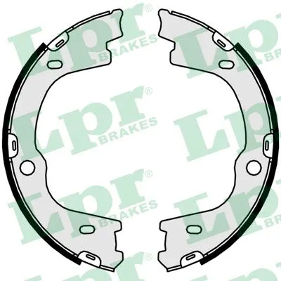 Brake Shoe Set, parking brake (01057)
