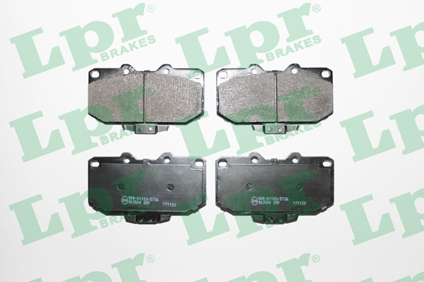 Brake Pad Set, disc brake (05P1027)