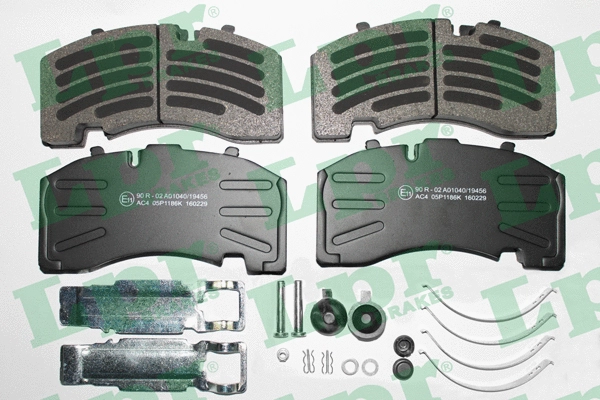 Brake Pad Set, disc brake (05P1186K)