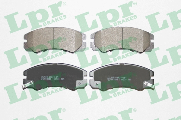 Brake Pad Set, disc brake (05P565)