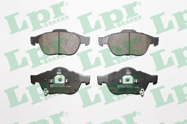 Brake Pad Set, disc brake (05P1215)