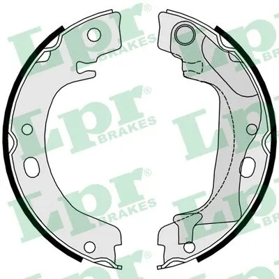 Brake Shoe Set, parking brake (09760)