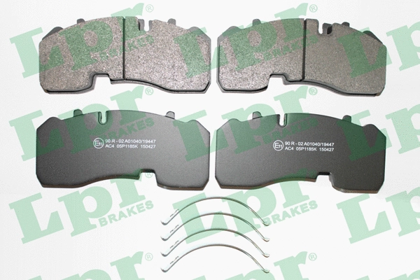 Brake Pad Set, disc brake (05P1185)