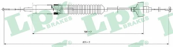 Cable Pull, clutch control (C0266C)