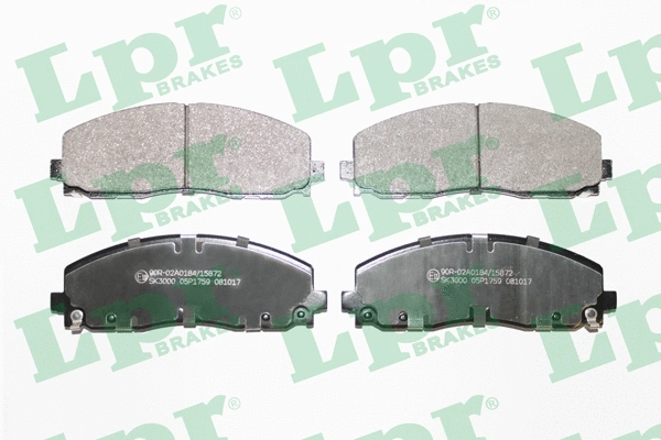 Brake Pad Set, disc brake (05P1759)