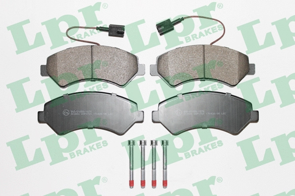 Brake Pad Set, disc brake (05P1721)