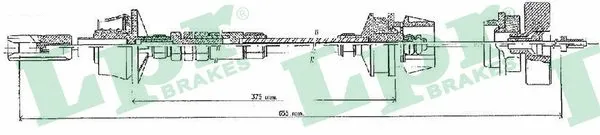 Cable Pull, clutch control (C0017C)