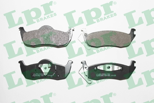 Brake Pad Set, disc brake (05P1405)