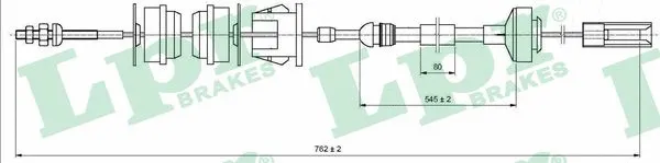 Cable Pull, clutch control (C0338C)