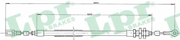 Cable Pull, parking brake (C0171B)