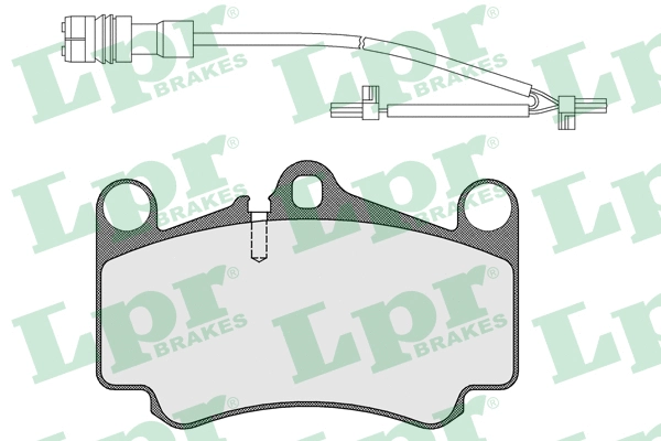 Brake Pad Set, disc brake (05P1588B)