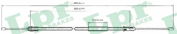 Cable Pull, parking brake (C0403B)