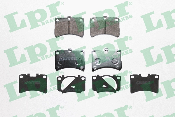 Brake Pad Set, disc brake (05P1035)