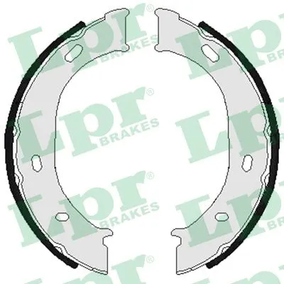 Brake Shoe Set, parking brake (07960)