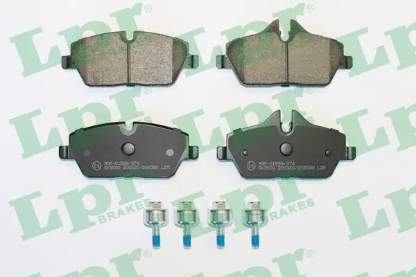 Brake Pad Set, disc brake (05P2080)