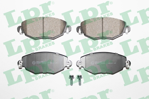 Brake Pad Set, disc brake (05P865)