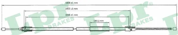 Cable Pull, parking brake (C0756B)