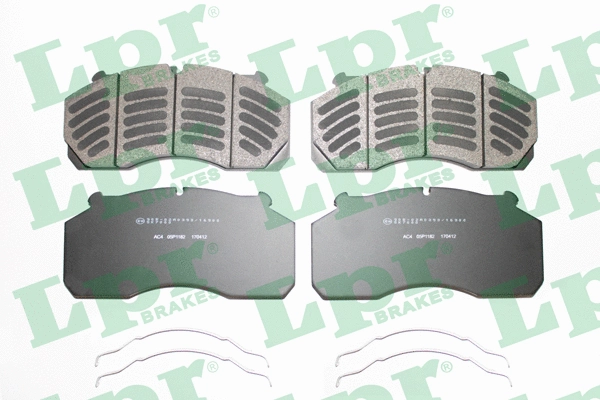 Brake Pad Set, disc brake (05P1182)