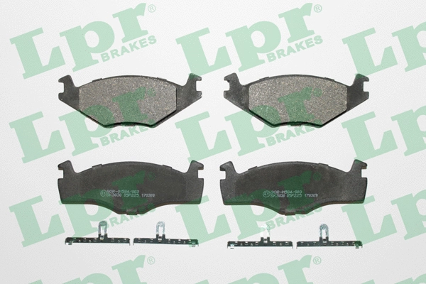 Brake Pad Set, disc brake (05P225)