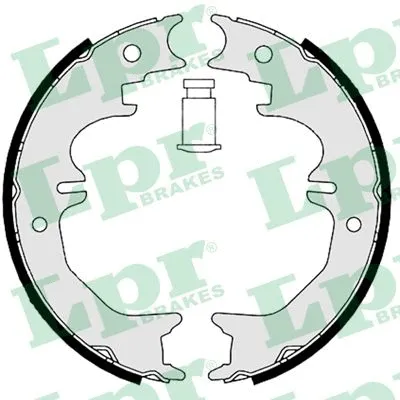 Brake Shoe Set, parking brake (08850)