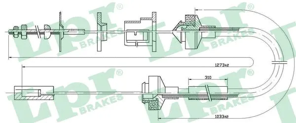 Cable Pull, clutch control (C0145C)