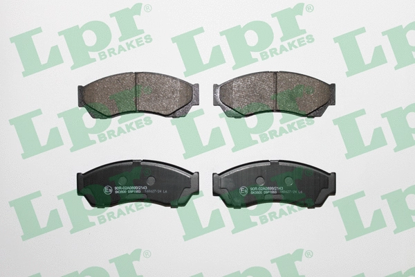 Brake Pad Set, disc brake (05P1553)