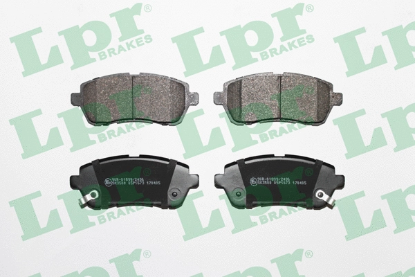 Brake Pad Set, disc brake (05P1673)