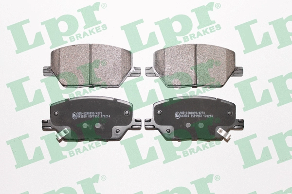 Brake Pad Set, disc brake (05P1953)