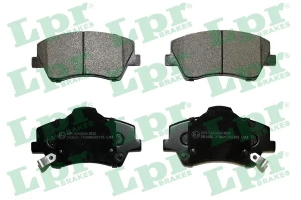 Brake Pad Set, disc brake (05P2195)