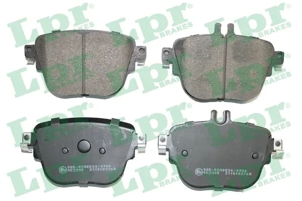 Brake Pad Set, disc brake (05P2168)