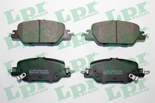 Brake Pad Set, disc brake (05P2201)
