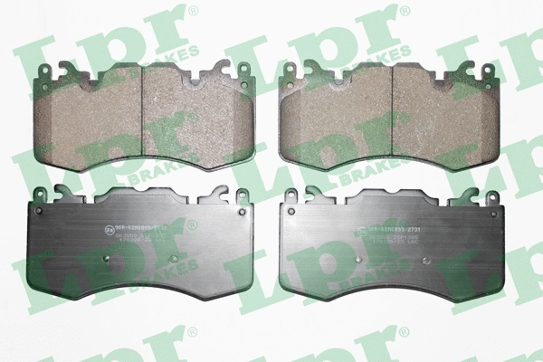 Brake Pad Set, disc brake (05P1885)