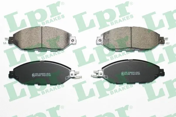Brake Pad Set, disc brake (05P2185)