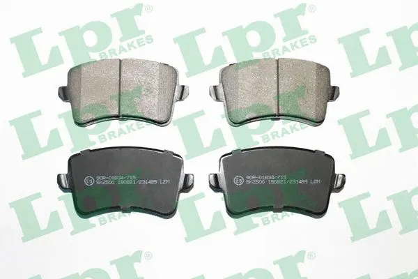 Brake Pad Set, disc brake (05P1489)