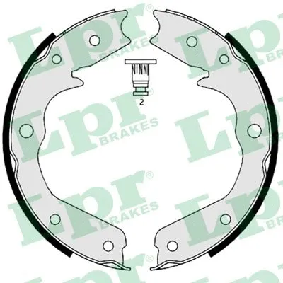 Brake Shoe Set, parking brake (08970)
