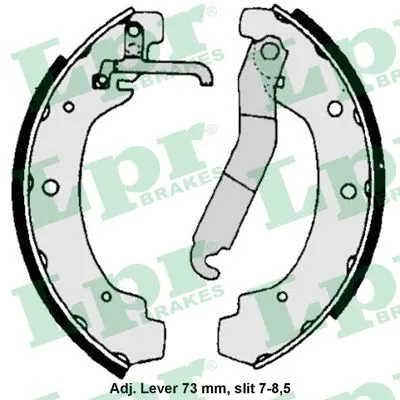 Brake Shoe Set (06740)