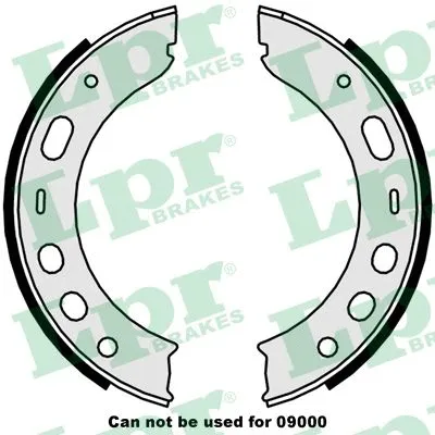 Brake Shoe Set, parking brake (09510)