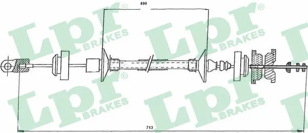 Cable Pull, clutch control (C0146C)