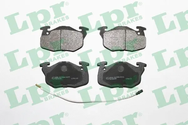 Brake Pad Set, disc brake (05P1108)