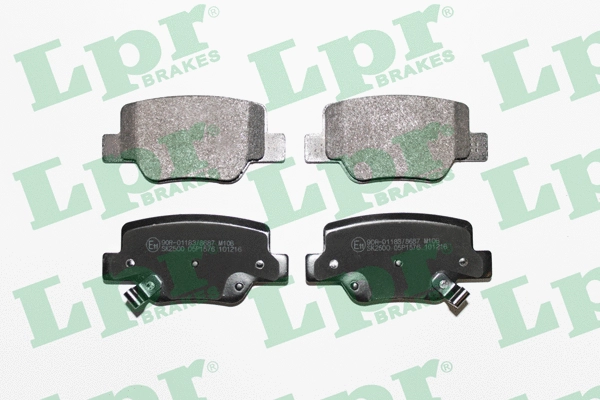 Brake Pad Set, disc brake (05P1576)