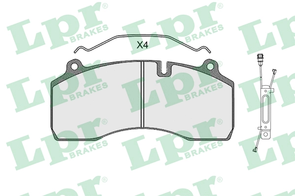 Brake Pad Set, disc brake (05P1501A)